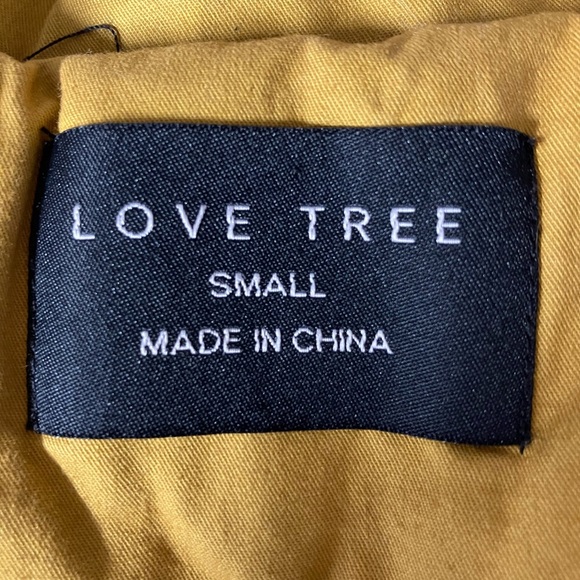 Love Tree Women’s Utility Hooded Vest, Small, Faux Fur, Mustard Yellow - Picture 9 of 9